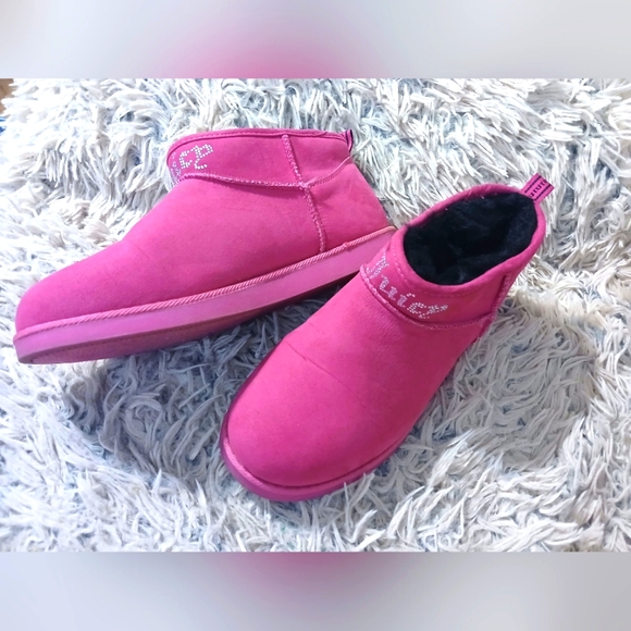 Juicy Couture Shoes - Juicy Couture Pink Suede Women's Ankle Boots